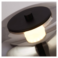Searchlight LED stolní lampa Frisbee se stínidlem ze skla