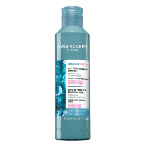 Yves Rocher Pure Algue Odličovací mléko na citlivou pleť 200 ml
