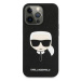 Karl Lagerfeld KLHCP13LSAKHBK hard silikonové pouzdro iPhone 13 / 13 Pro 6.1" black Saffiano Iko