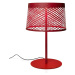 Foscarini Stolní LED lampa Foscarini Twiggy Grid XL, karmínově červená