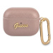 Guess GUAPSASMP pouzdro na AirPods PRO pink Saffiano Script Metal Collection