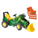 ROLLY TOYS Šlapací traktor John Deere s kbelíkem + Reflexní vesta pro děti zdarma