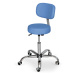 HABYS® Kosmetická židle s opěradlem HABYS® Stella Pro Barva: tmavě modrá (#12) - Vinyl Flex