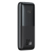 Baseus Bipow Pro powerbanka Digital Display 10000mAh 22.5W s kabelem USB 3A 0,3m Black