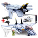 Stavebnice Letadlo Grumman F-14 Tomcat Stíhačka Usa Armáda Pilot+ 2 Lego Zbraň