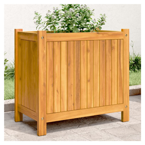 vidaXL Zahradní truhlík s vložkou 54x31x50 cm masivní akáciové dřevo
