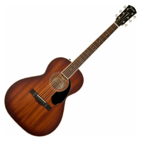 Fender PS-220E Parlor OV All MAH Aged Cognac Burst Elektroakustická kytara