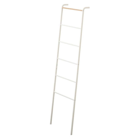 Bílý dekorativní žebřík YAMAZAKI Tower Ladder