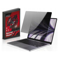 Sklo s privátním filtrem pro MacBook Air 13 2022, Grizz, silné, tónované