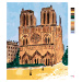 Malování podle čísel - NOTRE DAME V PAŘÍŽI ZA JASNÉHO DNE Rozměr: 80x100 cm, Rámování: bez rámu 