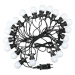 LED Venkovní řetěz STRING 10m 20xLED/0,5W/230V IP44 6000K