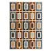 Flair Rugs koberce Ručně všívaný kusový koberec Illusion Retro Blocks Blue/Multi - 200x290 cm