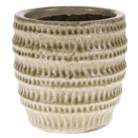Obal kulatý žebrovaný keramika 14cm