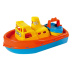 Androni Loď se sirénou a malým člunem - délka 39 cm, červená paluba