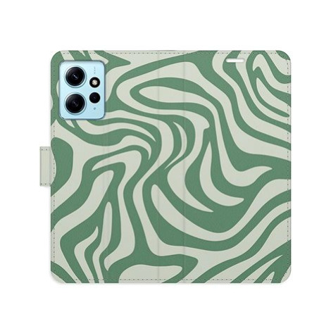 iSaprio Flip pouzdro Zebra Green 02 pro Xiaomi Redmi Note 12 5G