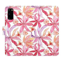 iSaprio flip pouzdro Flower Pattern 10 pro Samsung Galaxy S20