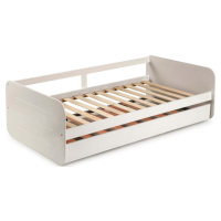 Bílá dětská postel s výsuvným lůžkem 90x190 cm Redona – Marckeric