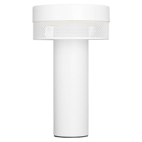 HELL LED stolní lampa Mesh, baterie, výška 24cm, bílá