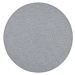 Vopi koberce Kusový koberec Nature platina kruh - 100x100 (průměr) kruh cm