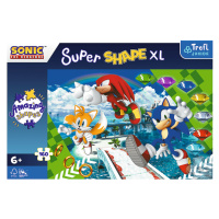 TREFL -  Puzzle 160 XL Super Shape - Šťastný Sonic / SEGA Sonic The Hedgehog FSC Mix 70%