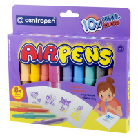 Foukací fixy Centropen AIR PENS - pastelové barvy, 10 ks
