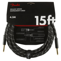Fender Deluxe Series 15 Instrument Cable Black Tweed