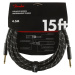 Fender Deluxe Series 15 Instrument Cable Black Tweed