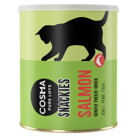 Cosma Snackies Maxi Tube, lyofilizované snacky, 3 balení - 10 % sleva - losos 3 x 120 g