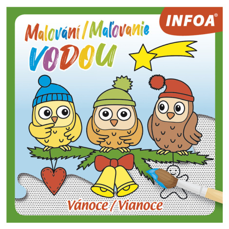 Malování vodou - Vánoce Infoa