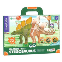 MierEdu Magnetická tabulka Dinosauři - Stegosaurus