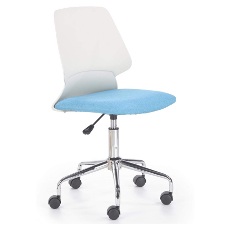 Dětská otočná židle Halmar SKATE modrá-bílá