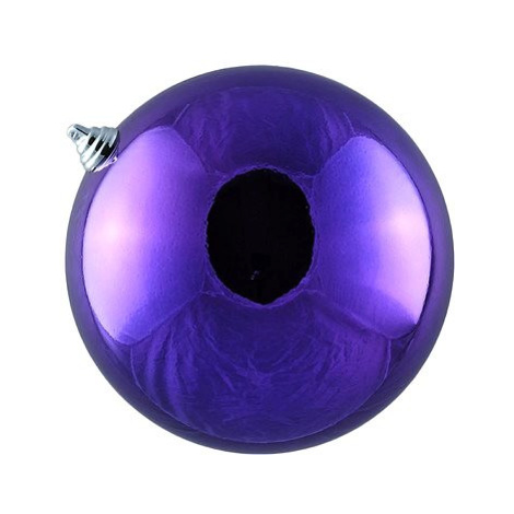 DECOLED Plastová koule, prům. 20 cm, fialová, lesklá