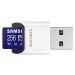 Samsung micro SDXC 256GB PRO Plus + USB adaptér MB-MD256SB/WW Modrá