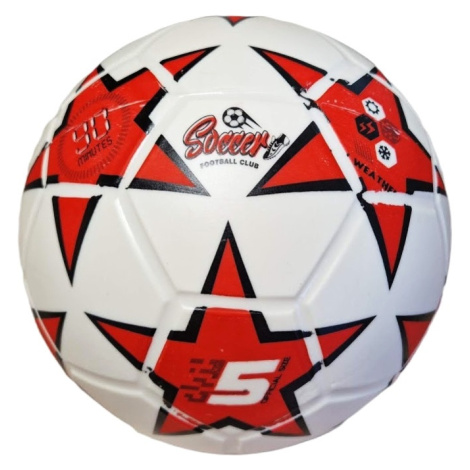 STAR TOYS - Fotbalový míč Soccer červená velikost 5