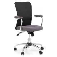 Halmar Studentská židle ANDY - šedá/černá