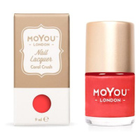 MoYou Razítkovací lak na nehty - Coral Crush 9 ml