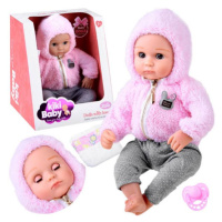 Pryžová panenka miminko s měkkým bříškem 43 cm