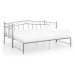 Shumee Rám vysouvací postele/pohovky šedý kovový 90×200 cm, 324784