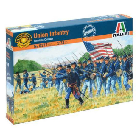 Model Kit figurky 6177 - UNION Infantry (AMERICAN CIVIL WAR) (1:72) Italeri