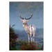 Umělecká fotografie Portrait of fallow deer stag, Mark Smith, (26.7 x 40 cm)