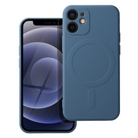 Smarty Mag silikonový kryt s MagSafe iPhone 12 Mini modrý