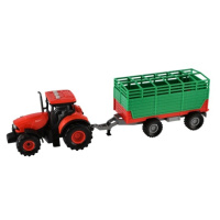 Teddies traktor zetor s vlečkou na setrvačník se světlem a zvukem