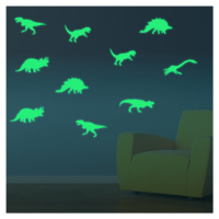 AL Samolepky na zeď svítící ve tmě - dinosauři 9ks