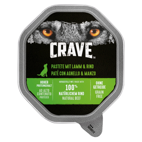 Crave Adult Dog paštika - jehněčí & hovězí (7 x 150 g)