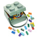 LEGO box s rukojetí - army zelená