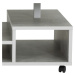 Konferenční stolek EIKE beton/bílá