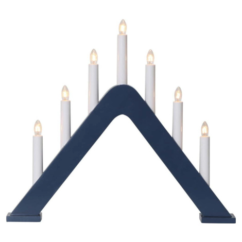 Tmavě modrá vánoční světelná dekorace do zásuvky Jarve – Star Trading