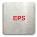 Accept Piktogram "EPS" (80 × 80 mm) (stříbrná tabulka - barevný tisk bez rámečku)