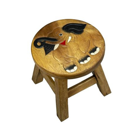 Dřevěná dětská stolička - SLŮNĚ AK Trading