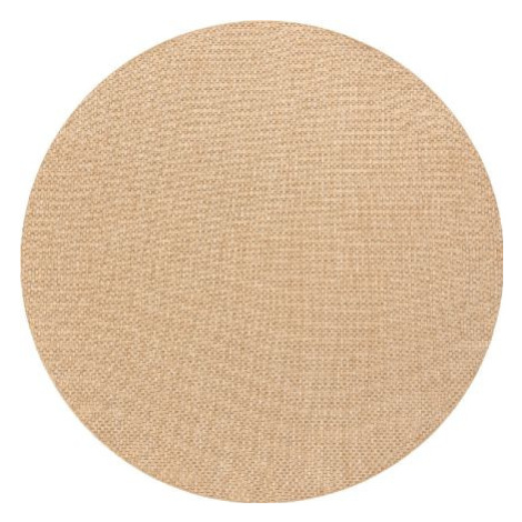 Kusový koberec Timo 6272 Dark beige kruh – na ven i na doma FOR LIVING